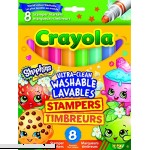 Crayola Shopkins Stamper Washable Markers 8 Count  B019592AAY